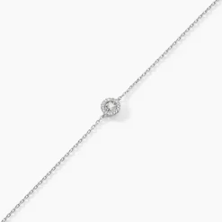 Outlet Histoire d'Or Bracelet Domitia Or Blanc Diamant