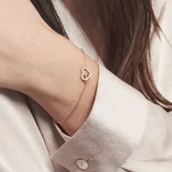 Histoire d'Or Bracelet Donatiane Argent Rose Oxyde De Zirconium argent rose oxyde zirconium