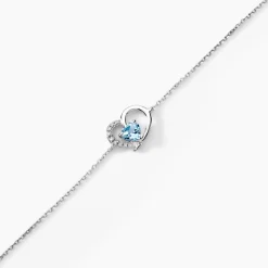 Histoire d'Or Bracelet Eliana Or Blanc Topaze Et Oxyde De Zirconium* Bracelets