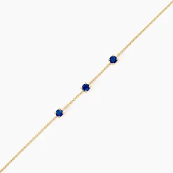 Outlet Histoire d'Or Bracelet Esmerald Rendez-Vous Or Jaune Saphir