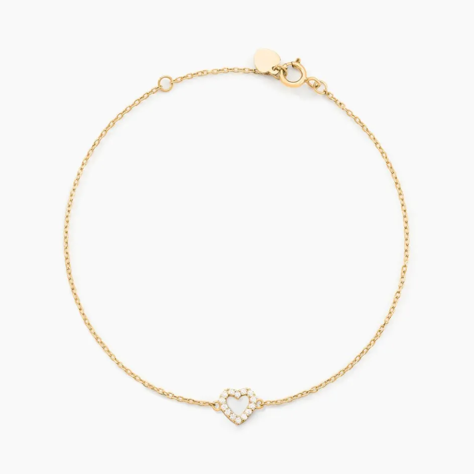 Clearance Histoire d'Or Bracelet Eufemia Or Jaune Oxyde De Zirconium