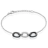 Sale Histoire d'Or Bracelet Eulalie Argent Blanc Céramique Et Oxyde De Zirconium