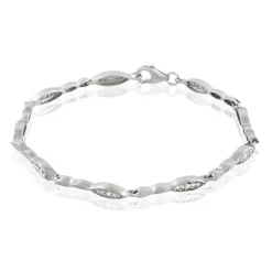 Best Histoire d'Or Bracelet Evy Argent Blanc Oxyde De Zirconium