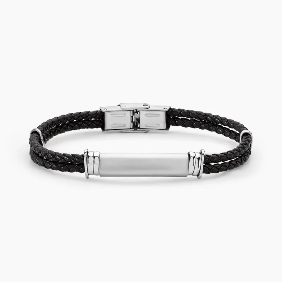 Clearance Histoire d'Or Bracelet Gaetan Acier Blanc