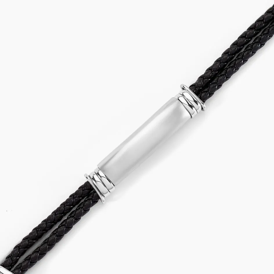 Clearance Histoire d'Or Bracelet Gaetan Acier Blanc