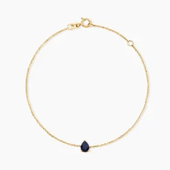 Sale Histoire d'Or Bracelet Gathbiyya Or Jaune Saphir