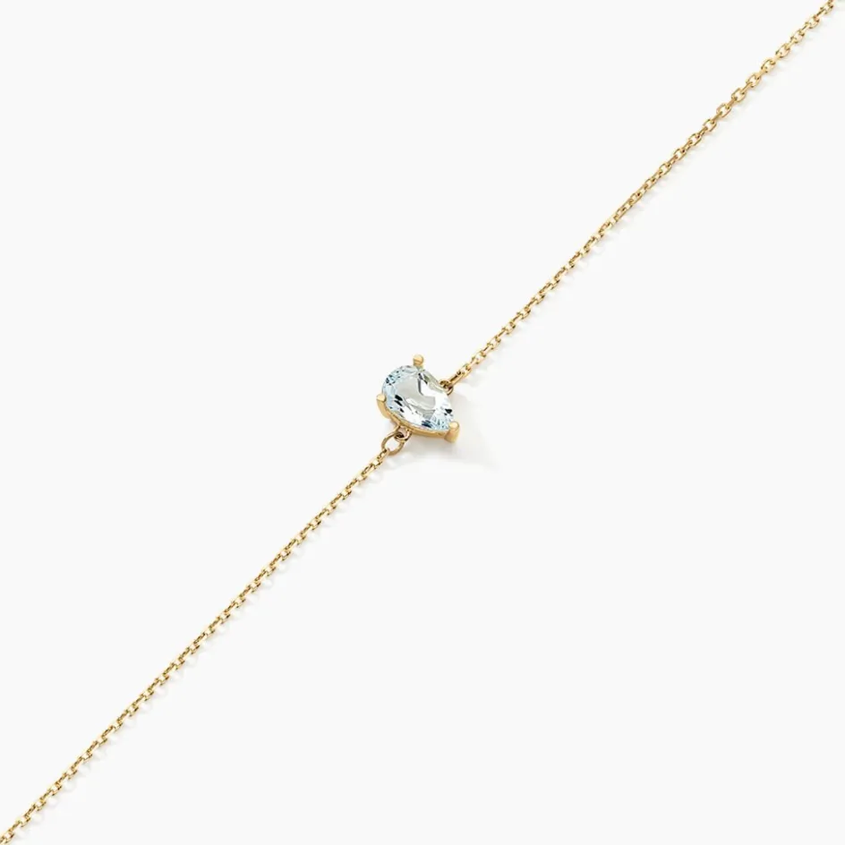 Outlet Histoire d'Or Bracelet Goutte Or Jaune Topaze or jaune topaze bleu