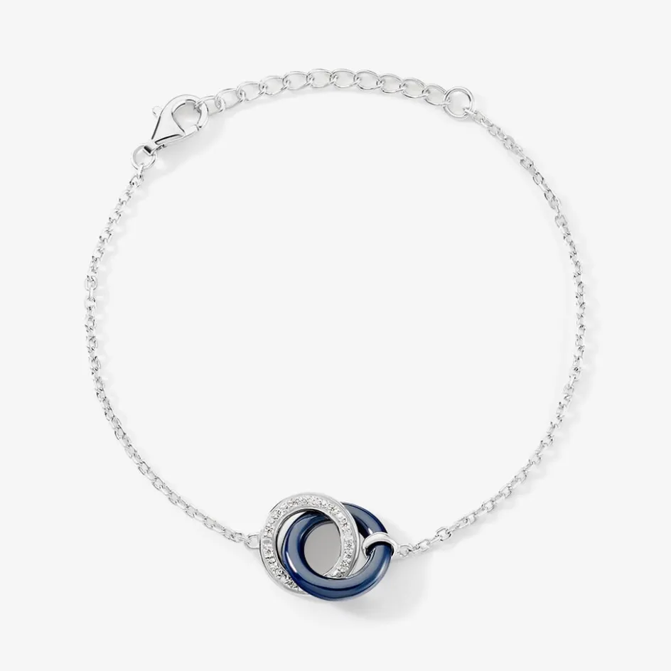 Outlet Histoire d'Or Bracelet Grizzel Argent Blanc Oxyde De Zirconium