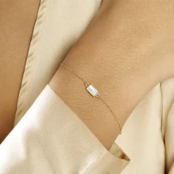 New Histoire d'Or Bracelet Hallie Or Jaune Nacre or jaune nacre blanche