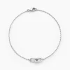 Outlet Histoire d'Or Bracelet Harmony Argent Blanc