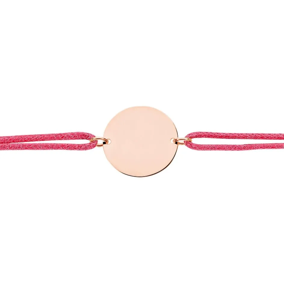 Best Histoire d'Or Bracelet Helenia Pastille Gravable or rose