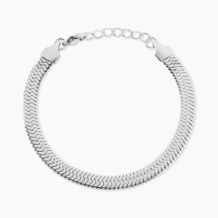 Online Histoire d'Or Bracelet Hera Melitta acier blanc