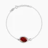 Outlet Histoire d'Or Bracelet Hilda Argent Blanc Ambre