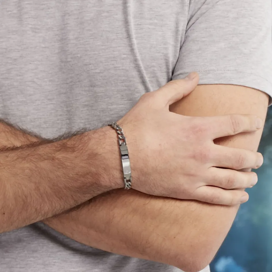 Sale Histoire d'Or Bracelet Hugo Acier Blanc