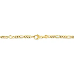Histoire d'Or Bracelet Identité Bartolomee Maille Alternee 1/3 or jaune