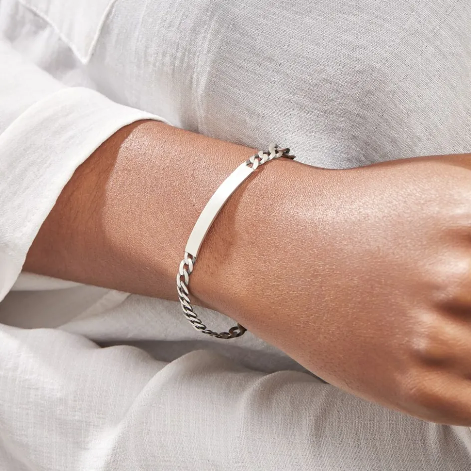 Histoire d'Or Bracelet Identité Casper Argent Gris* Bijoux Personnalisés|Bracelets