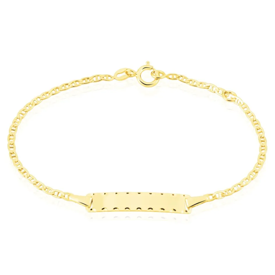 Histoire d'Or Bracelet Identité Esta Maille Forçat or jaune