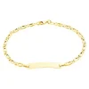 Clearance Histoire d'Or Bracelet Identité Fanelia Maille Marine Or Jaune