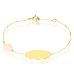Best Histoire d'Or Bracelet Identité Gaspardine Maille Forçat Or Jaune