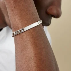 Best Histoire d'Or Bracelet Identité Vivian Argent Blanc