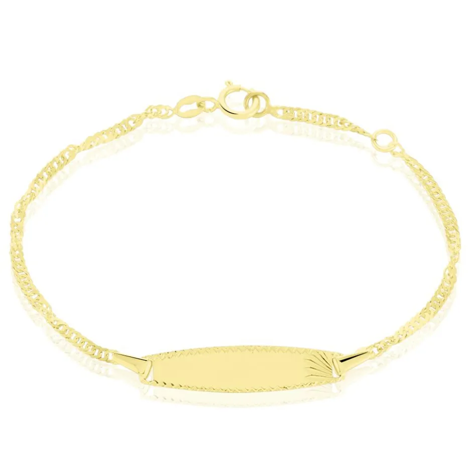 Sale Histoire d'Or Bracelet Identite Bebe Or Jaune Eowyn