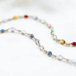 Histoire d'Or Bracelet Ilvaae Plaqué Or Jaune Pierre De Synthese plaqué or jaune pierre bleu