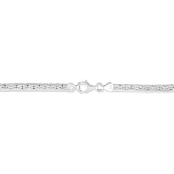 Outlet Histoire d'Or Bracelet Ivy Maille Haricot Or Blanc