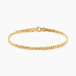 Hot Histoire d'Or Bracelet Ivy Maille Haricot or jaune