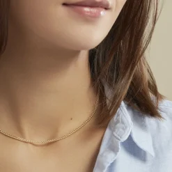 Clearance Histoire d'Or Bracelet Jany Maille Palmier or jaune