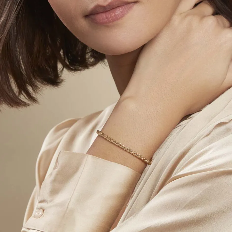 Outlet Histoire d'Or Bracelet Jany Maille Palmier or jaune