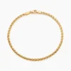 Clearance Histoire d'Or Bracelet Jayna Maille Palmier Or Jaune