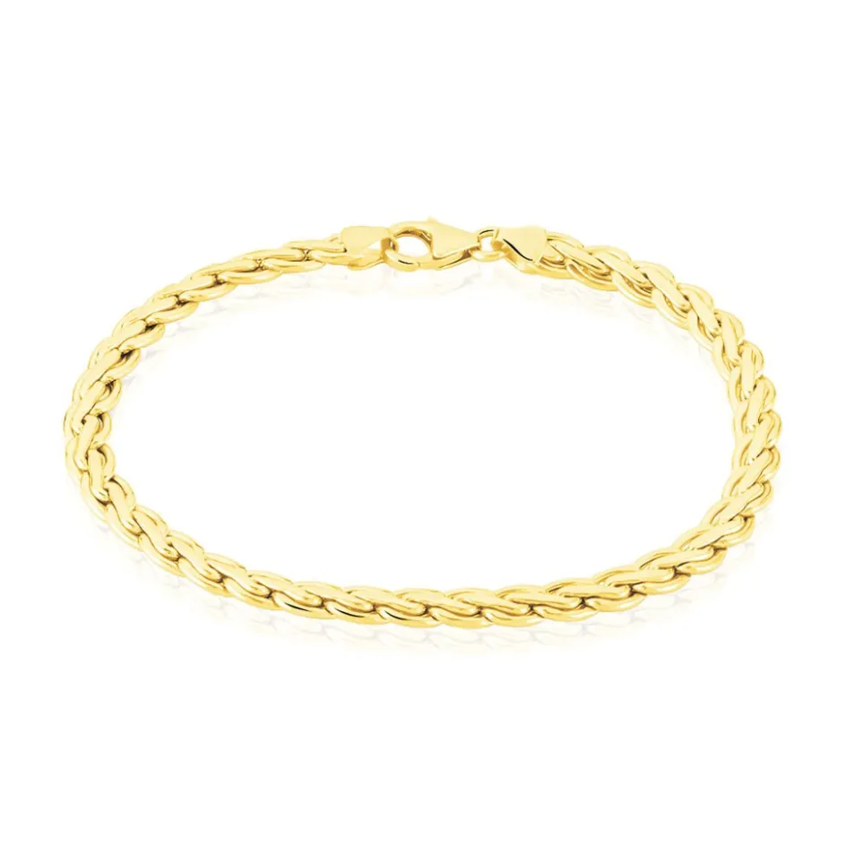Outlet Histoire d'Or Bracelet Jayna Maille Palmier Or Jaune