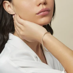 Sale Histoire d'Or Bracelet Jayna Maille Palmier Or Jaune