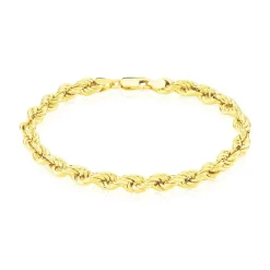 Histoire d'Or Bracelet Jerry Maille Corde or jaune