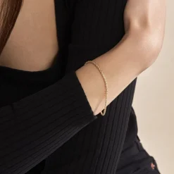 Online Histoire d'Or Bracelet Jerry Maille Corde or jaune