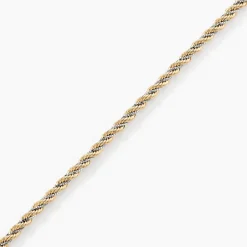 Best Histoire d'Or Bracelet Jerryenne Maille Corde Et Venitienne Or Bicolore