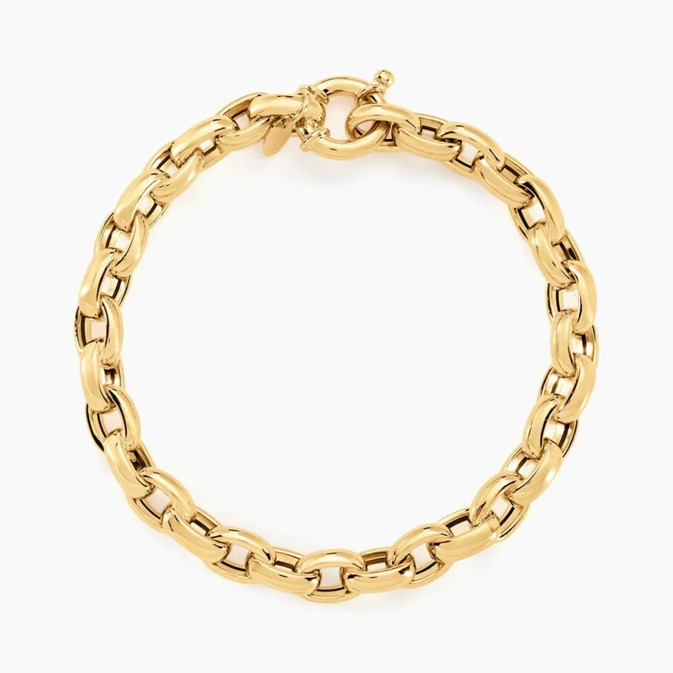 Sale Histoire d'Or Bracelet Jodie Maille Jaseron Or Jaune