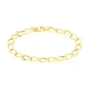 Clearance Histoire d'Or Bracelet Joice Maille Alternée Et Godronne Or Jaune