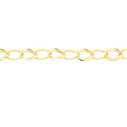 Clearance Histoire d'Or Bracelet Joice Maille Alternée Et Godronne Or Jaune