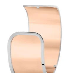 IMAGINE Bracelet Jonc Acier Blanc Strass* Bracelets|Bracelets Fantaisie