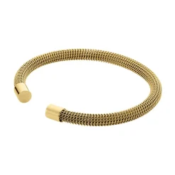 Hot Histoire d'Or Bracelet Jonc Sibil acier doré