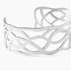 Best Histoire d'Or Bracelet Jonc Aelis Acier Blanc