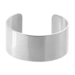 Discount Histoire d'Or Bracelet Jonc Aissa Acier Blanc acier argenté