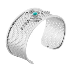 Outlet IMAGINE Bracelet Jonc Audreanne Acier Blanc Pierre De Synthese