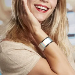 Sale IMAGINE Bracelet Jonc Kayssi Acier Blanc acier argenté