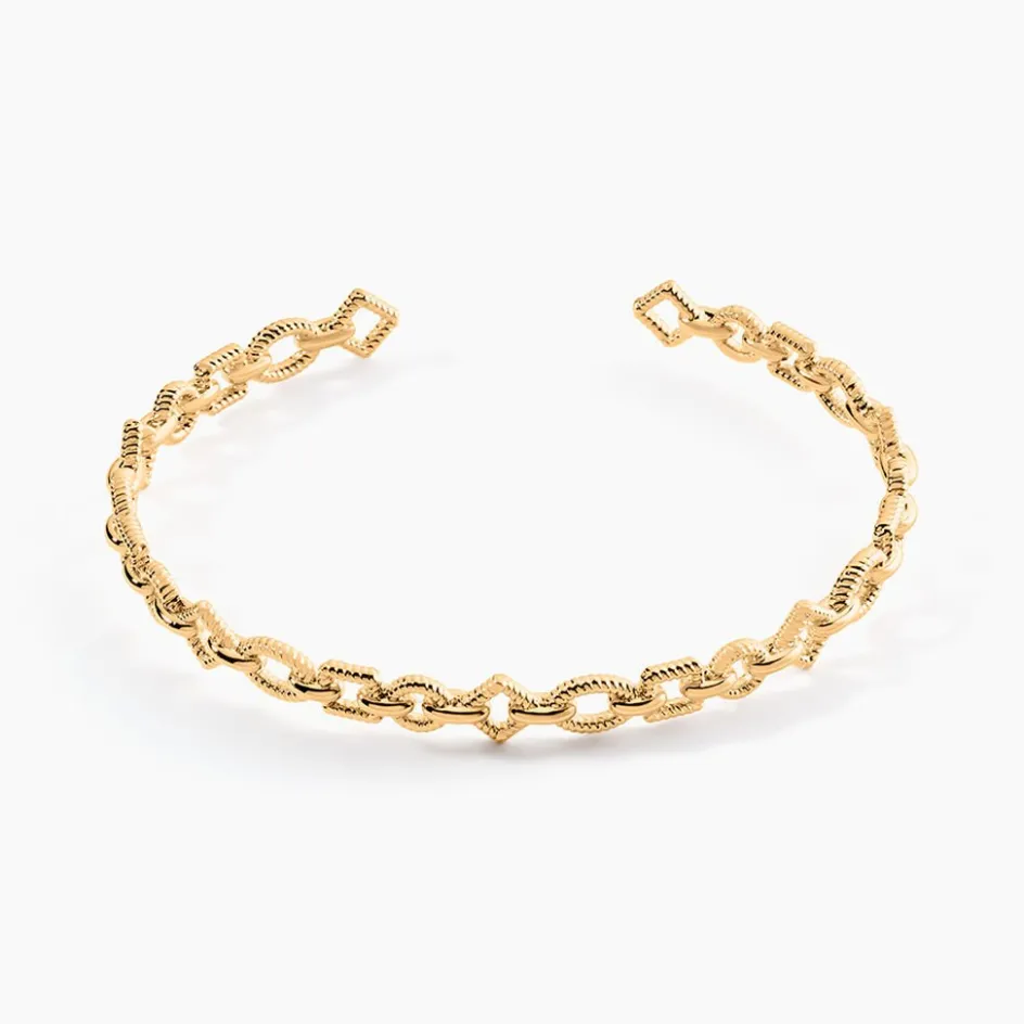 Best Histoire d'Or Bracelet Jonc Linka Plaqué Or Jaune