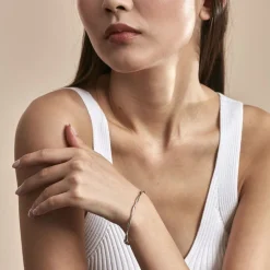 Sale Histoire d'Or Bracelet Jonc Nathaelae Argent Blanc