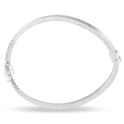 Clearance Histoire d'Or Bracelet Jonc Safietouae Argent Blanc