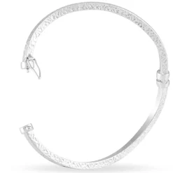 Clearance Histoire d'Or Bracelet Jonc Safietouae Argent Blanc