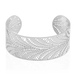 Histoire d'Or Bracelet Jonc Wilson Acier Blanc* Bracelets|Bracelets Fantaisie